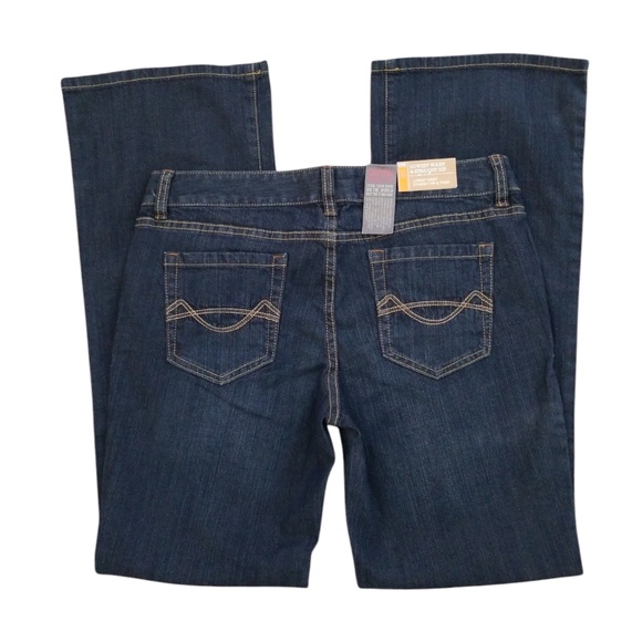 Mossimo Supply Co. Women's Lowest Waist Straight Bootcut Jeans Size 11 Short NEW - Picture 5 of 12